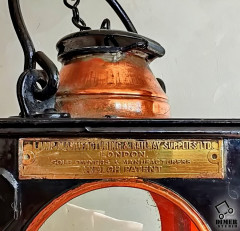 Старинный железнодорожный сигнальный фонарь «BR(S) Welch Patent»